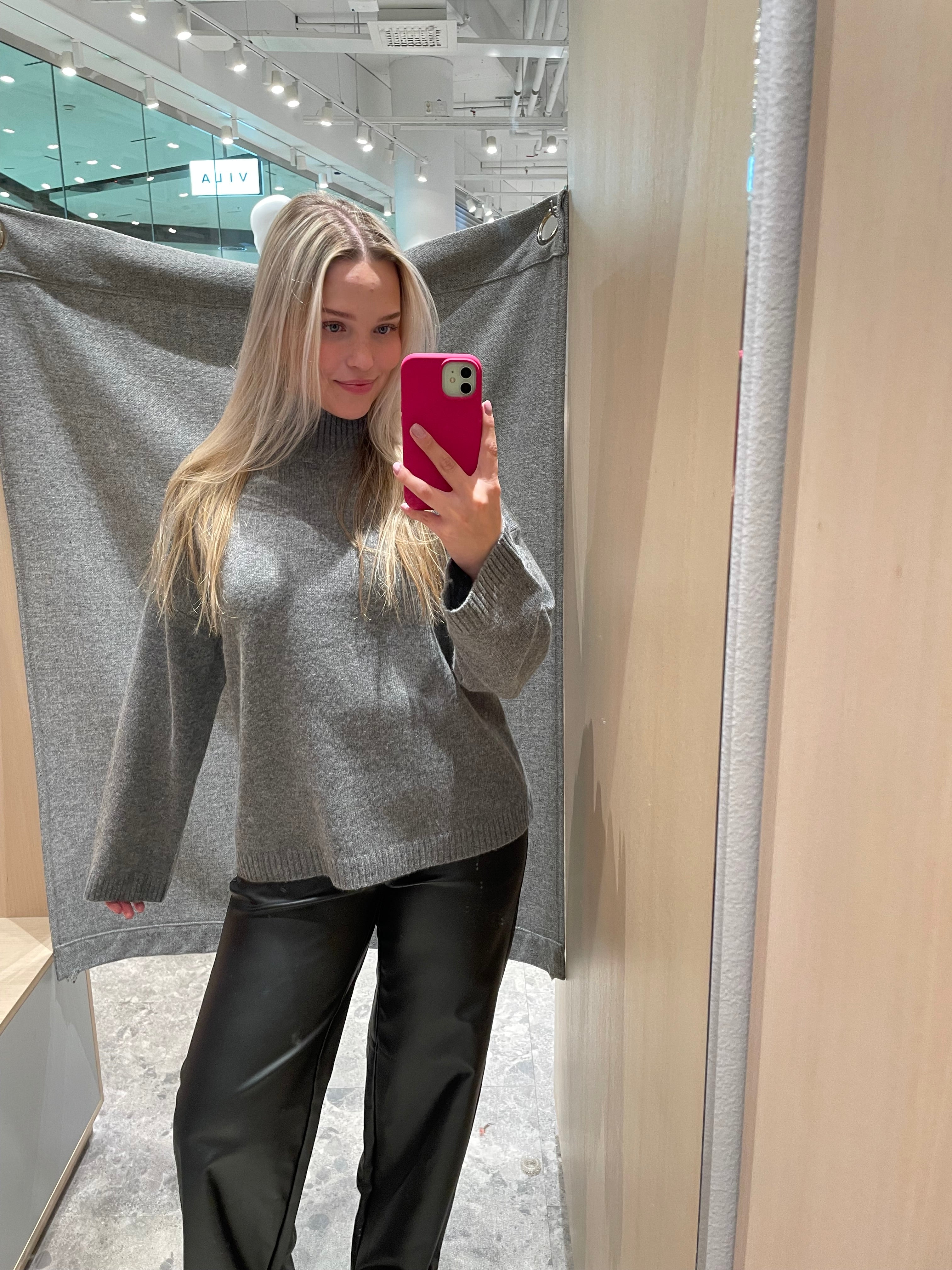 SLFCILLE Pullover - Medium Grey Melange