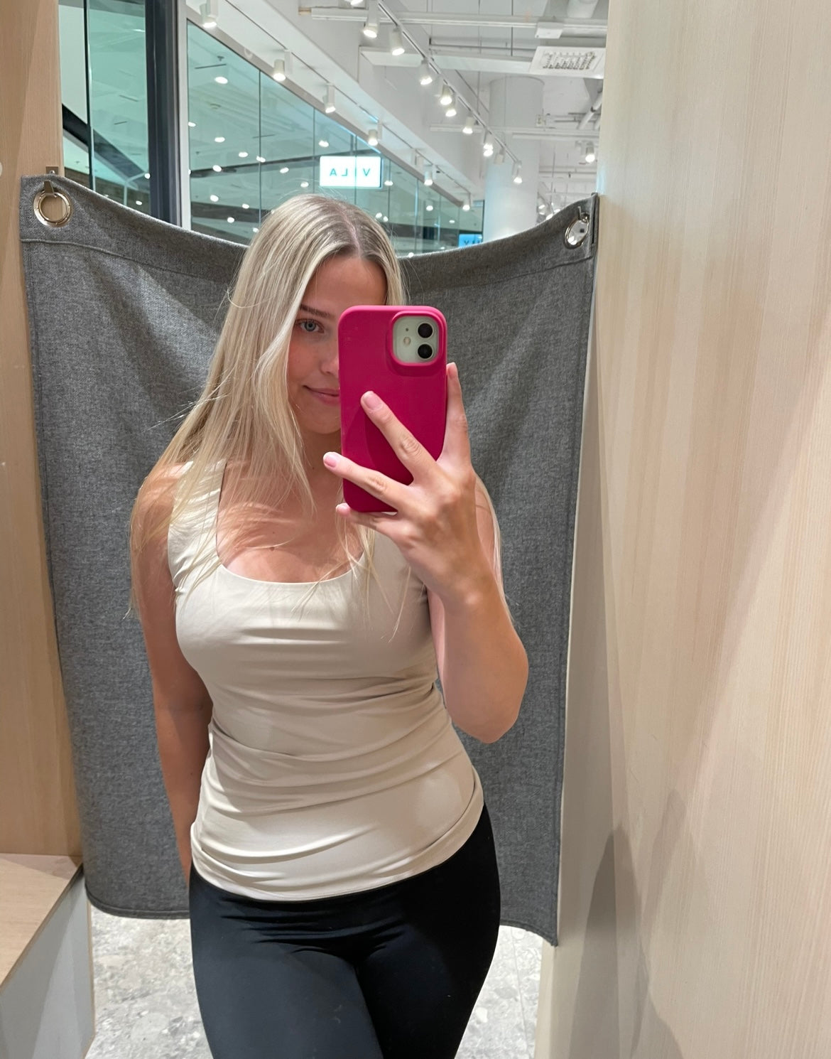 VIKENZA Tank-Top - Silver Gray