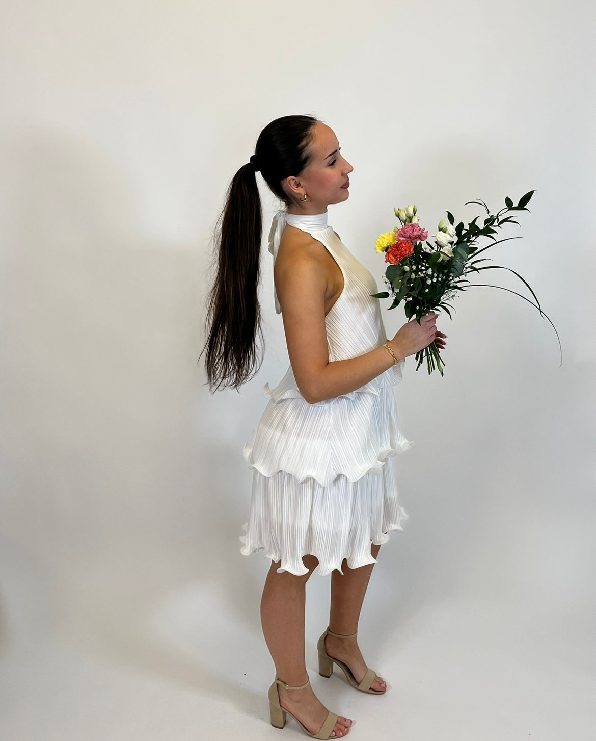 VIWANDA Short Dress - Snow White