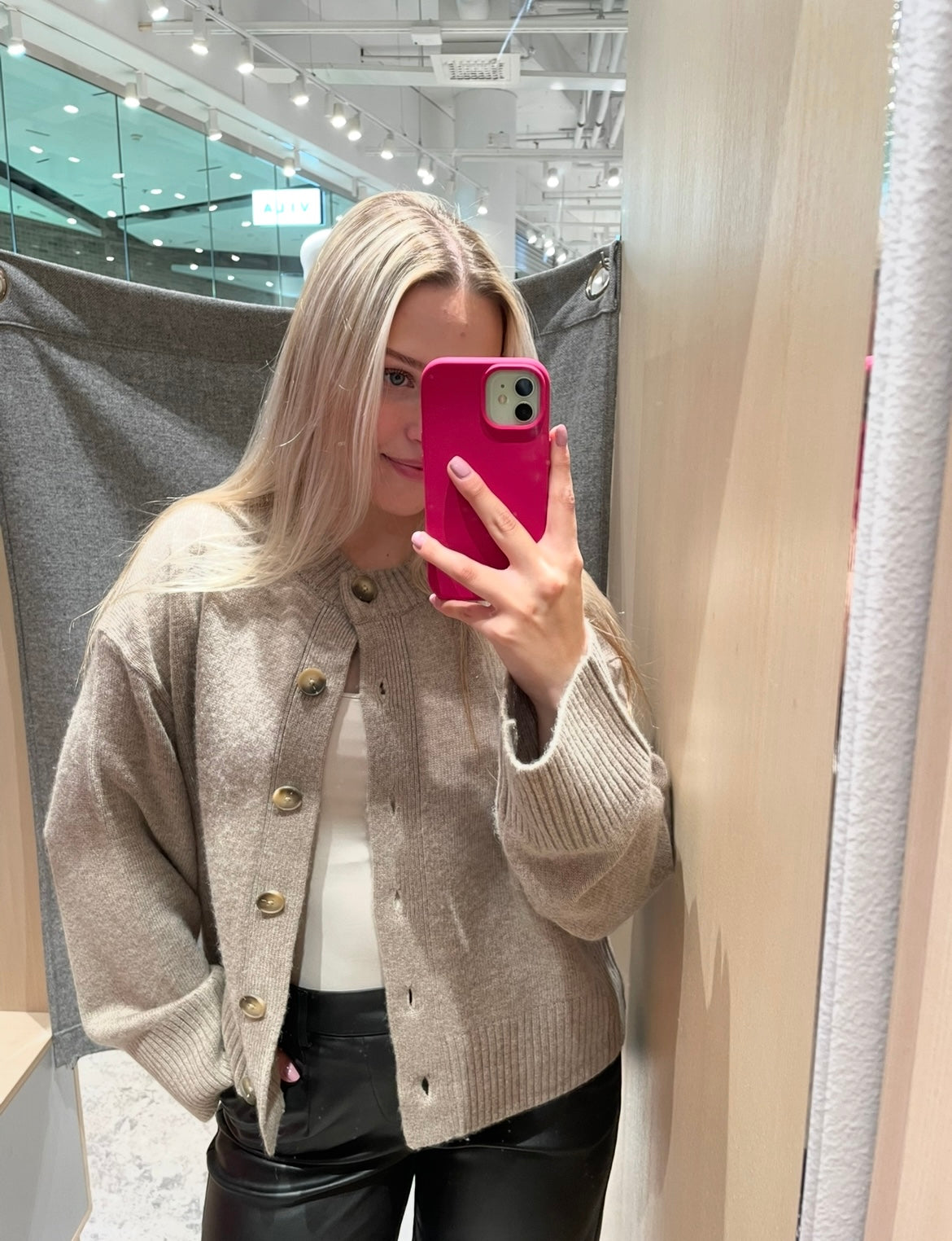 SLFCILLE Knit Cardigan - Irish Cream