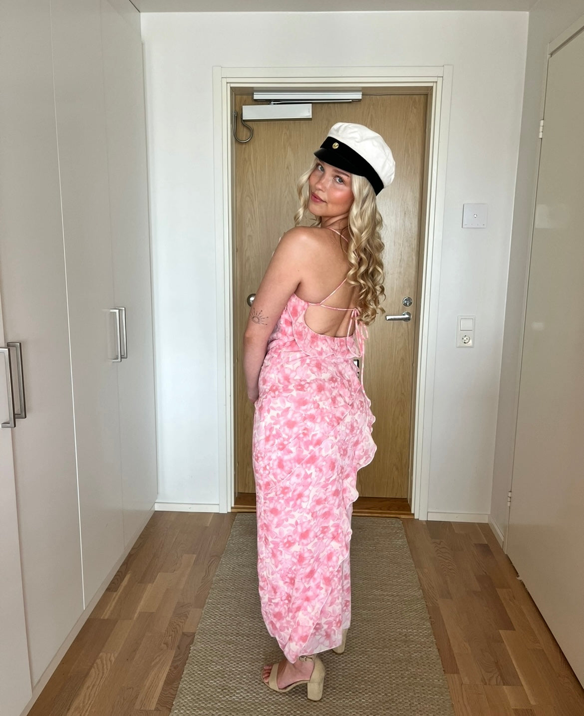 VIARIVA Midi Dress - Cherry Blossom