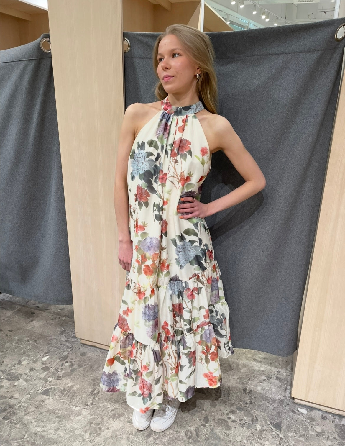 VINIA Midi Dress - Birch