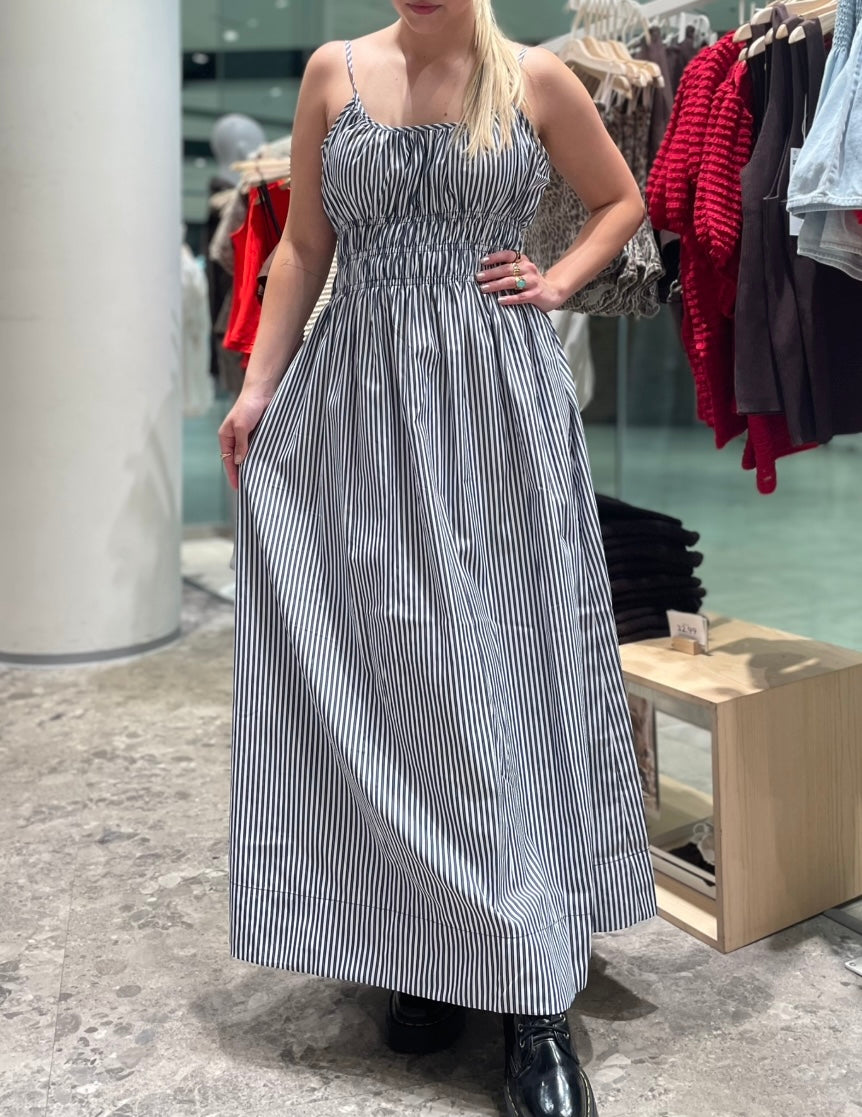 OBJALMINE Long Dress - Sky Captain