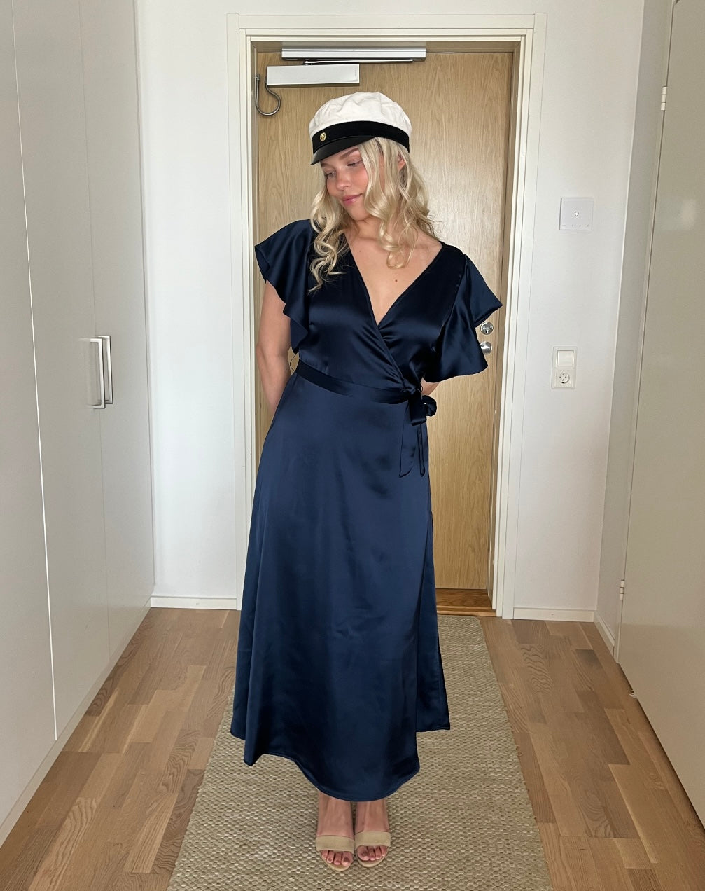 VIAVELINA Midi Dress - Navy Blazer